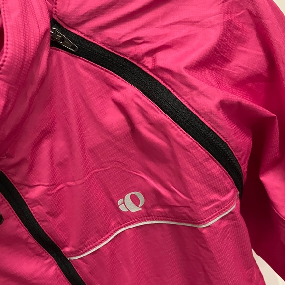 Pearl Izumi Pink and Black Convertible Running Elite Barrier Jacket - Picture 10 of 12